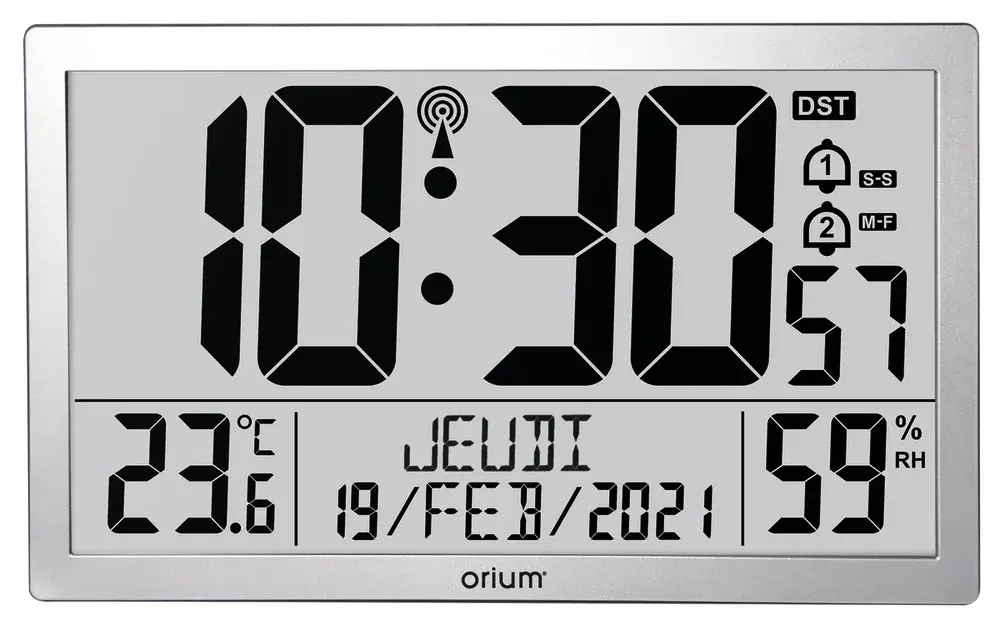 Horloge calendrier géante