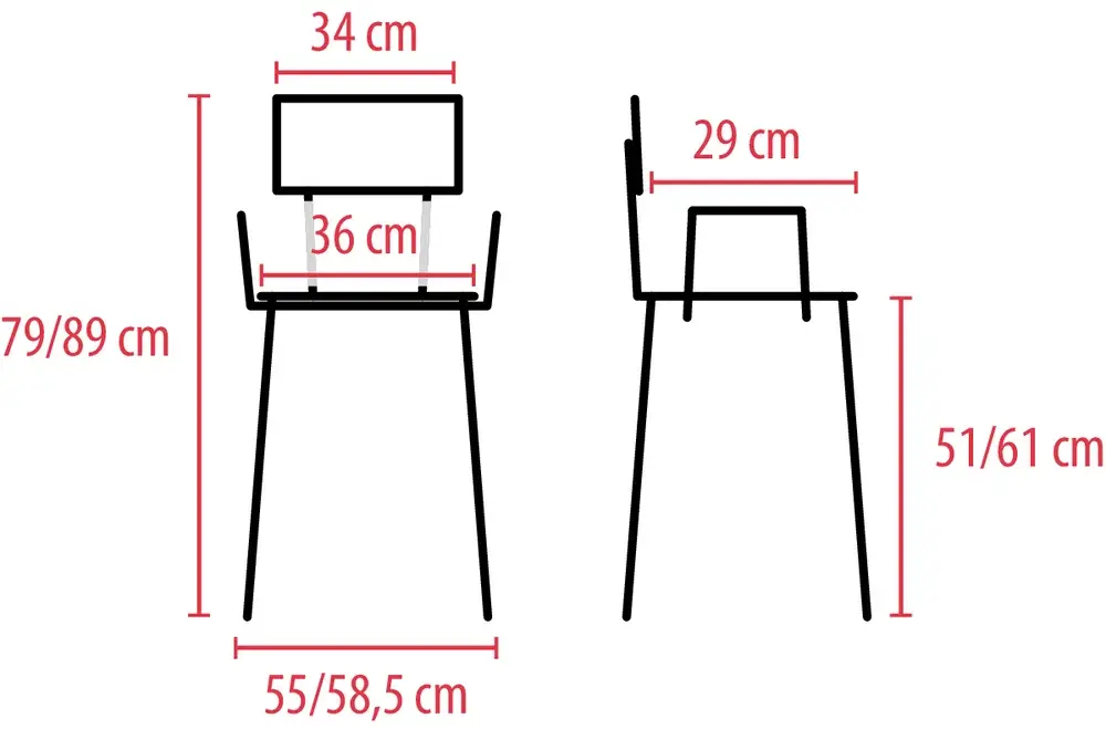 Chaise haute modulable