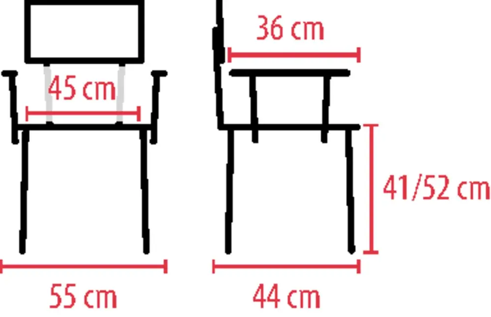 Chaise de douche bariatrique Makemo