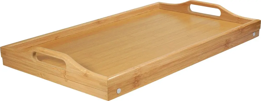 Plateau de lit avec pieds rabattables