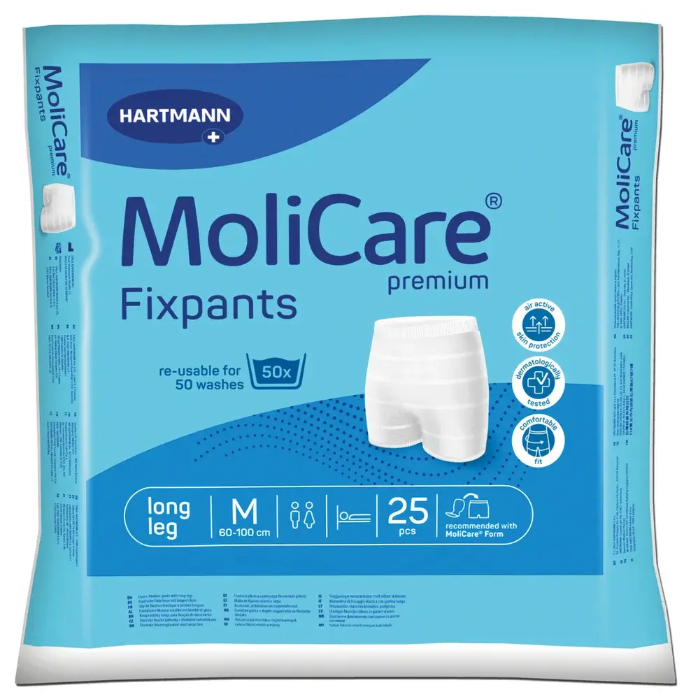 Slip de maintien pour protection urinaire Fixpants Premium long leg
