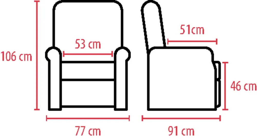 Fauteuil releveur 2 moteurs Solvia