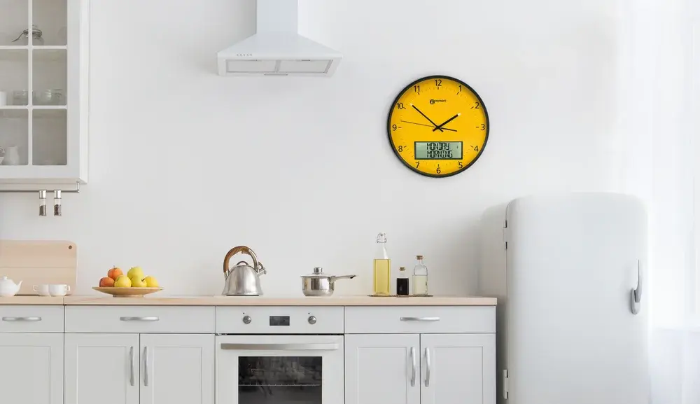 Horloge analogique avec écran numérique Viso 60