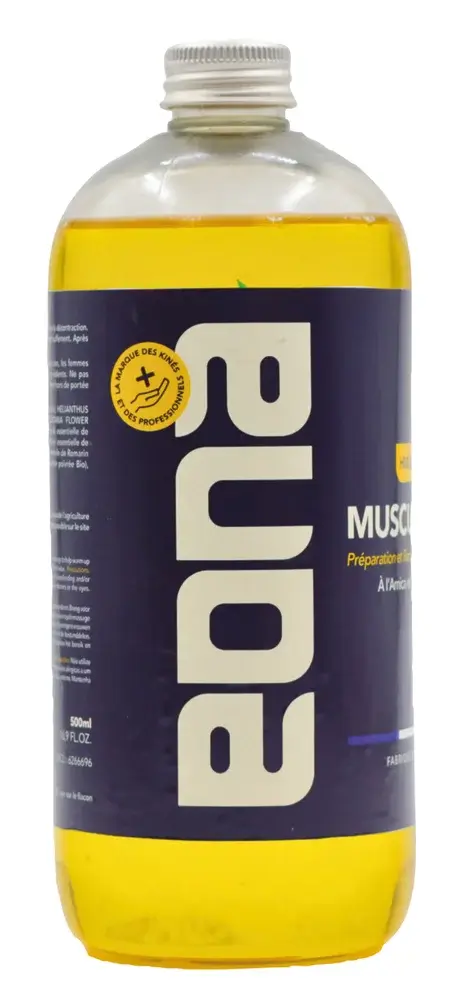 Huile de massage musculaire BIO