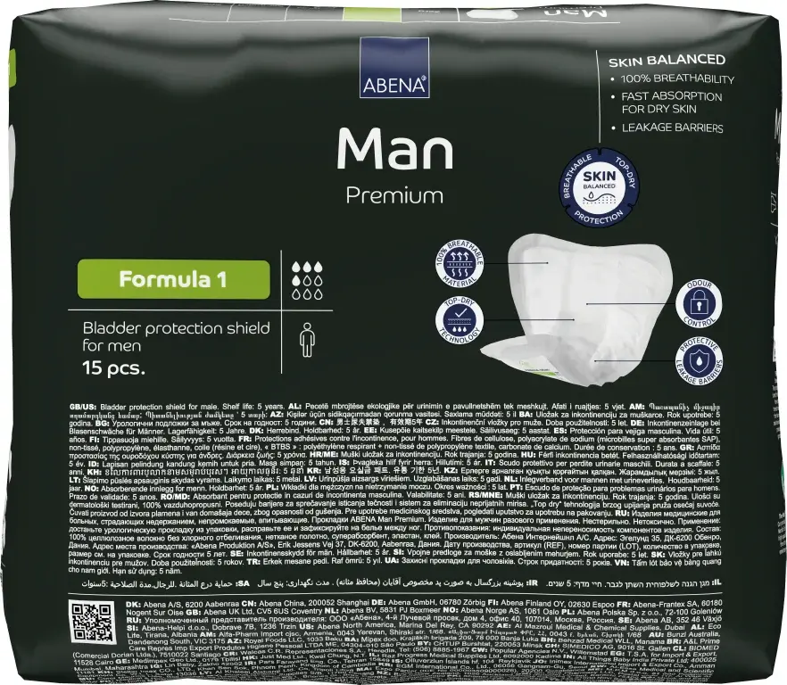 Protection urinaire homme Man Premium