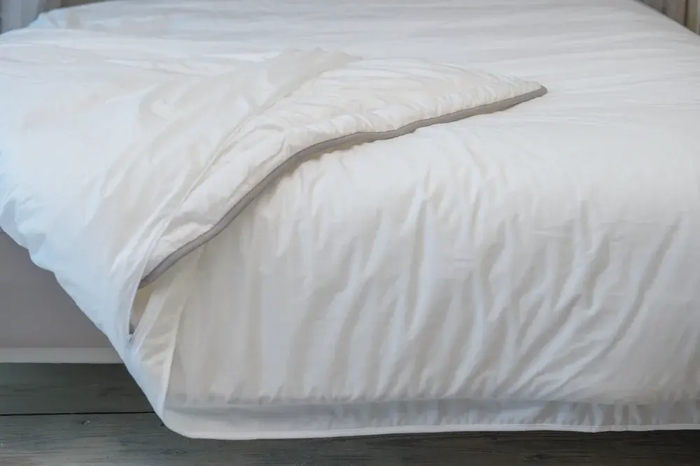 Protège-couette imperméable en tencel