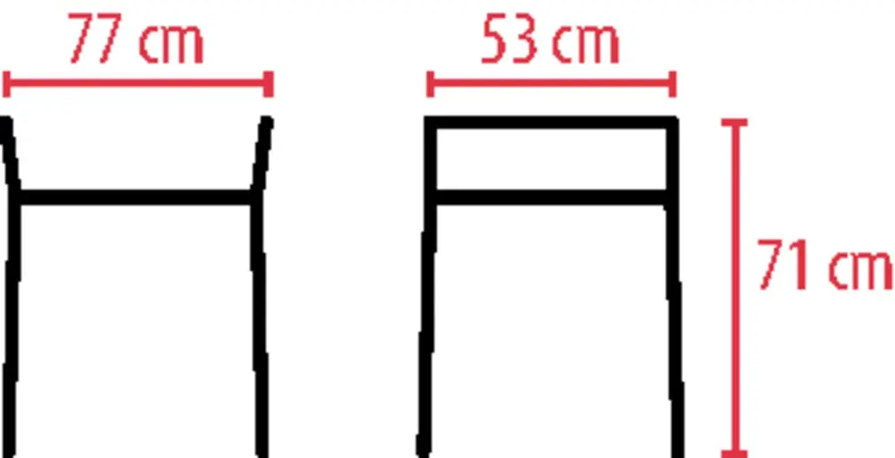 Tabouret de douche bariatrique Portland