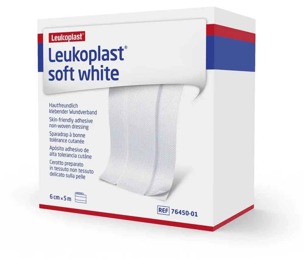 Bande à découper et prédécoupée Leukoplast Soft White