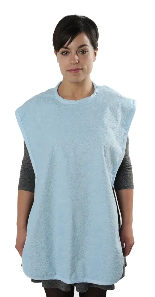 Bavoir adulte imperméable double face