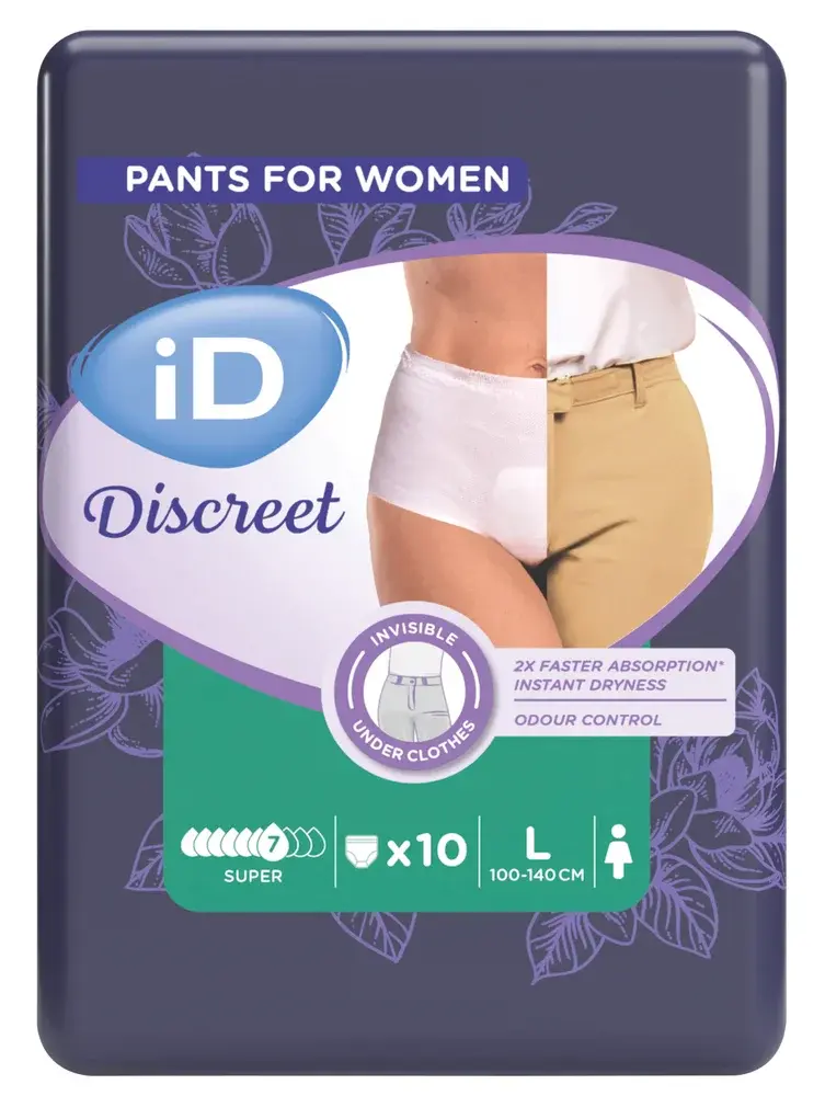 Protections fuites urinaires femme Discreet Pants