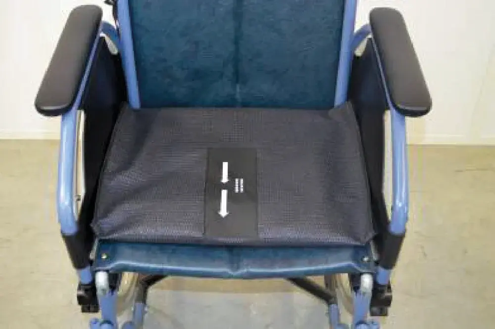 Assise anti-glisse pour fauteuil