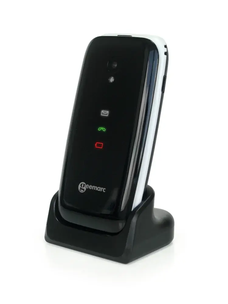 Téléphone portable sénoir à clapet CL8700
