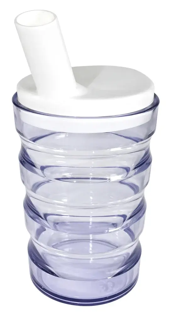 Couvercle pour verre ergonomique