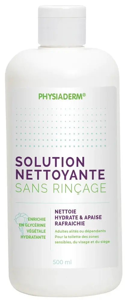 Solution nettoyante sans rinçage visage et corps