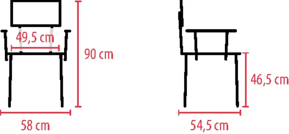 Chaise percée Komod