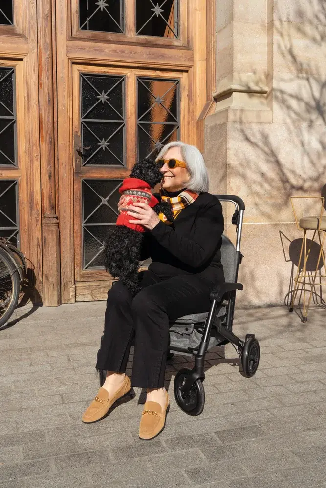 Rollator avec siège