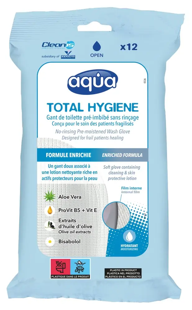 Gants de toilette Total Hygiène