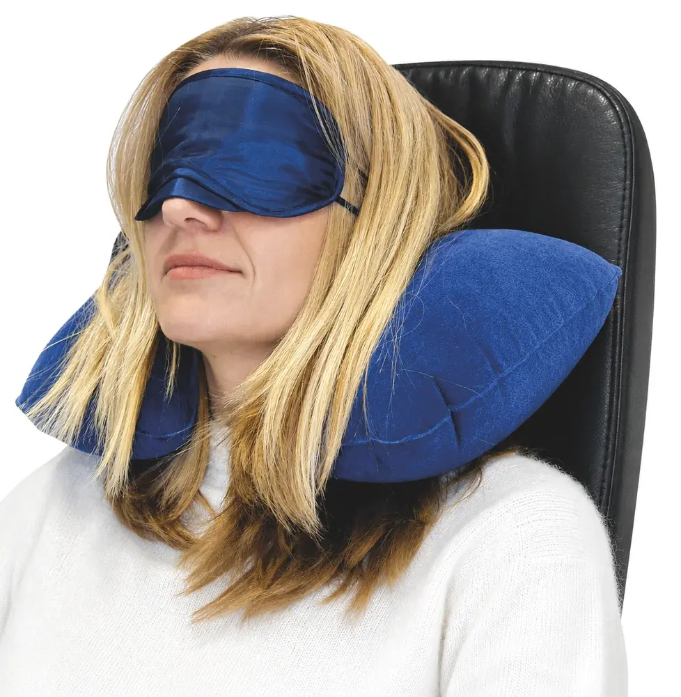 Set de voyage gonflable pour dormir