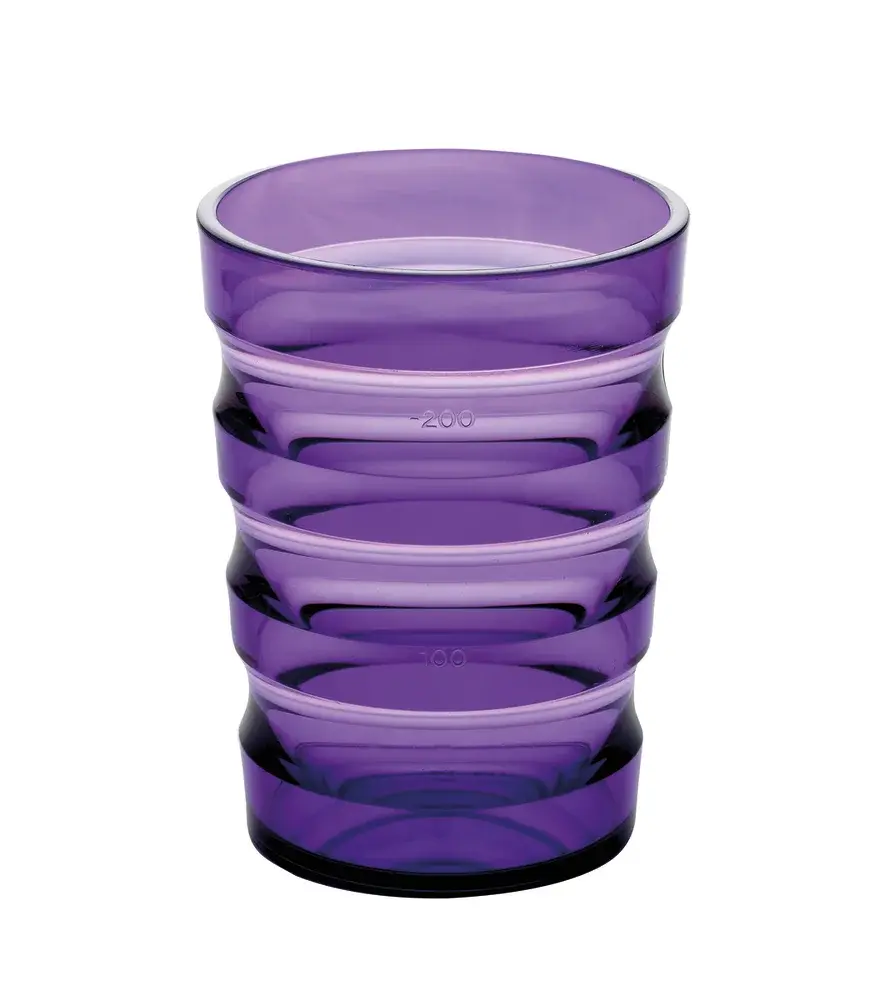 Verre ergonomique pour le repas