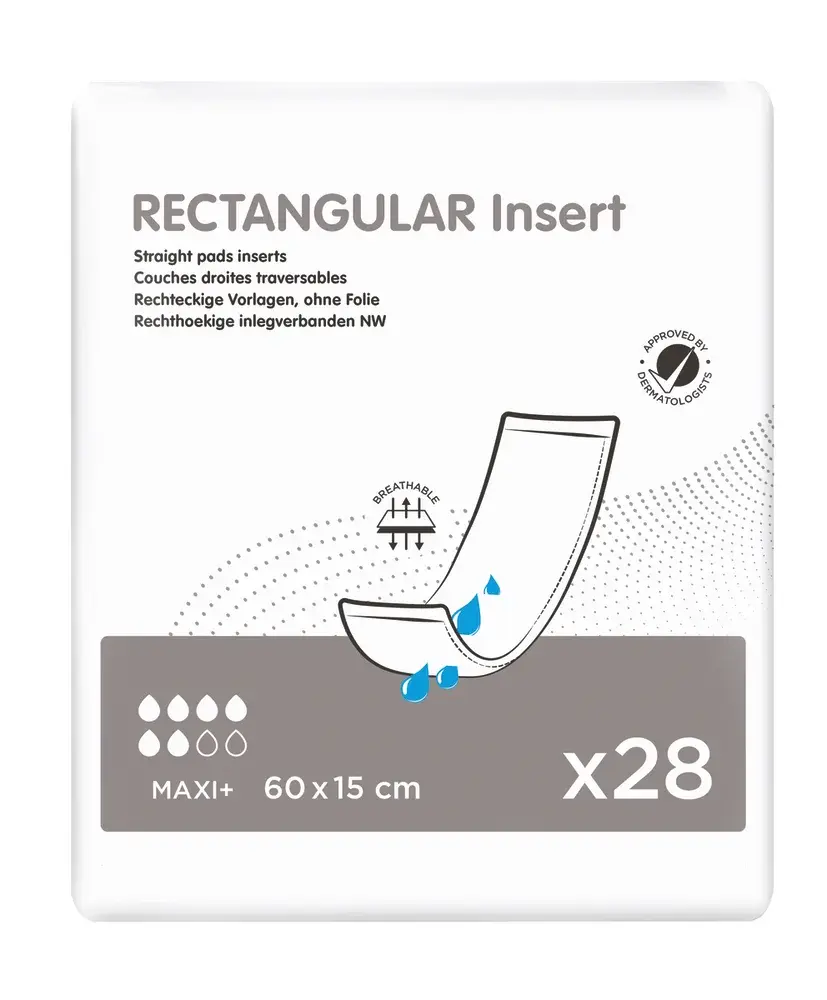 Pad incontinence Rectangular