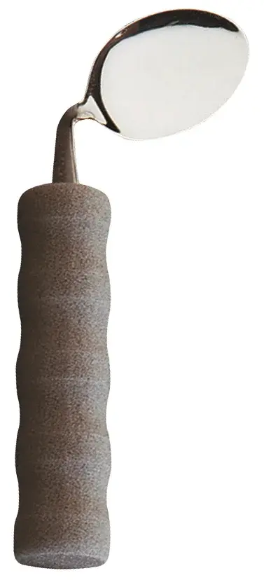 Couverts ergonomiques courbés avec manche en mousse