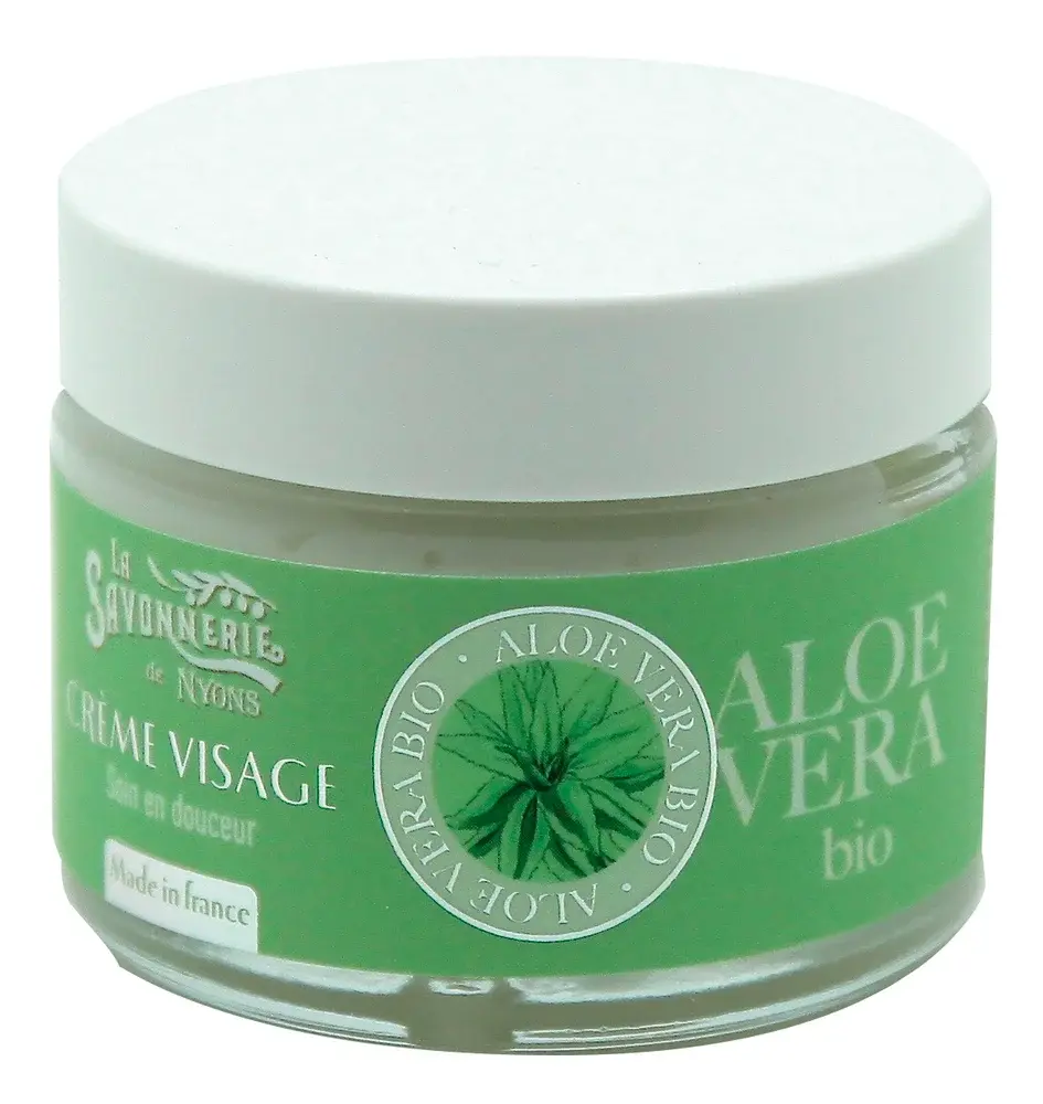 Crème visage au lait d'aloe vera BIO