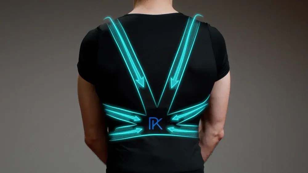 T-shirt discret postural
