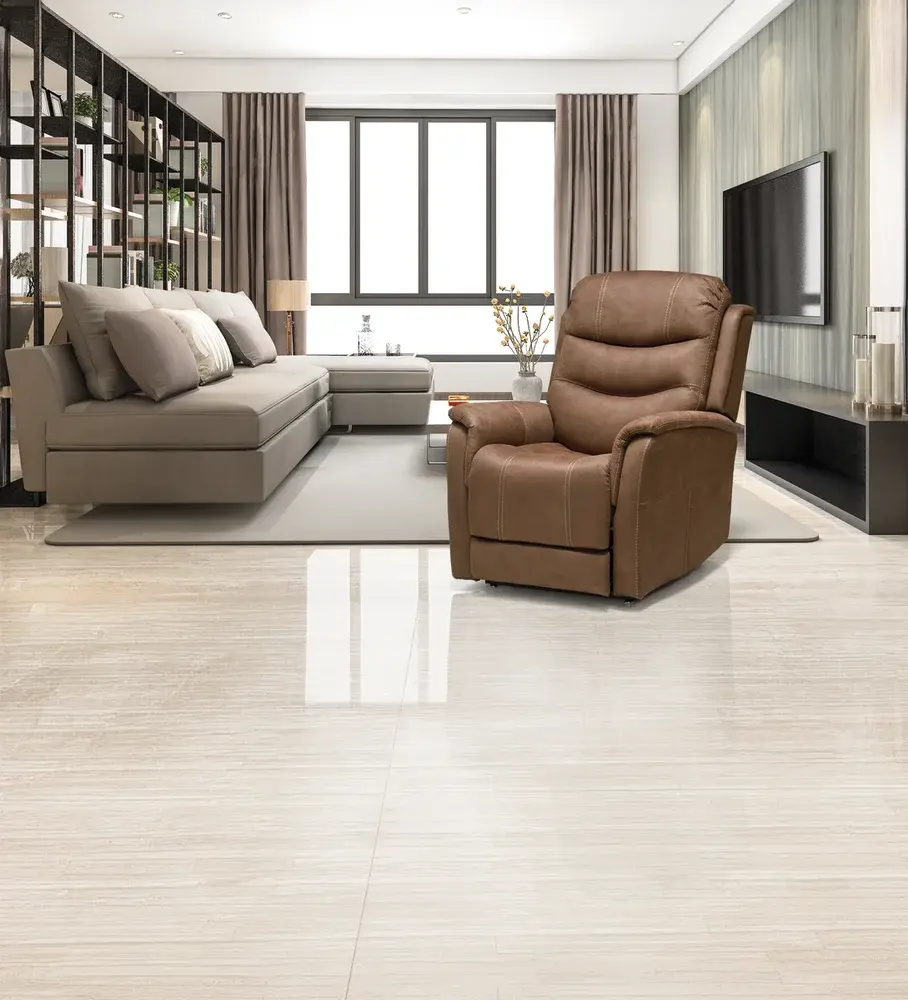 Fauteuil confort électrique 4 moteurs Sheffiled assise souple