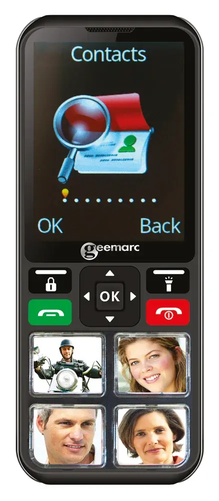 Téléphone portable sénior grand écran CL8000