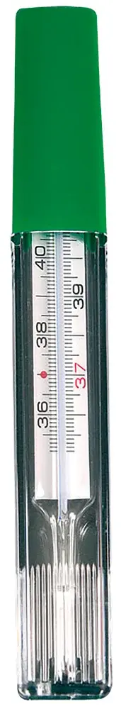 Thermomètre au gallium en verre