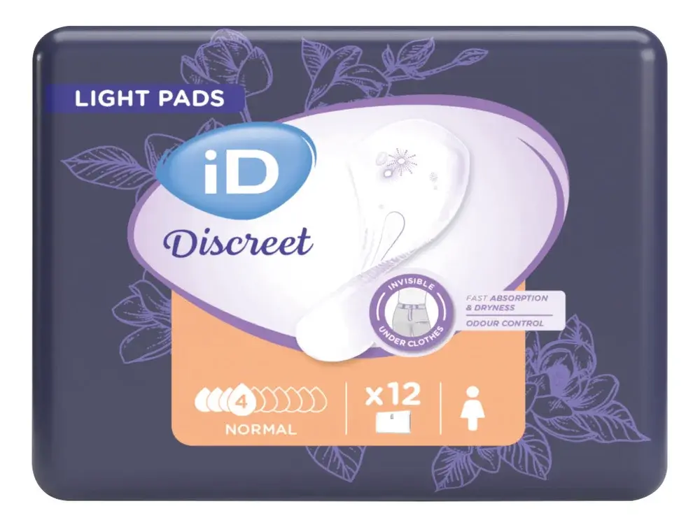 Protections fuites urinaires femme Discreet Light pads