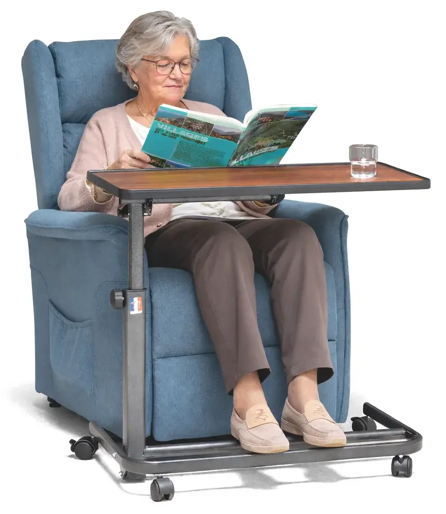 Table diffusion pour fauteuil releveur