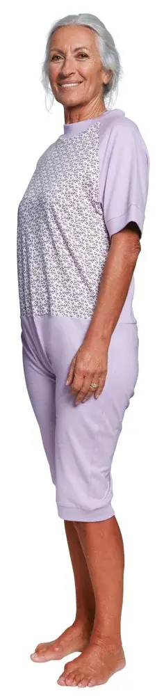 Grenouillère adulte mixte manches et jambes courtes