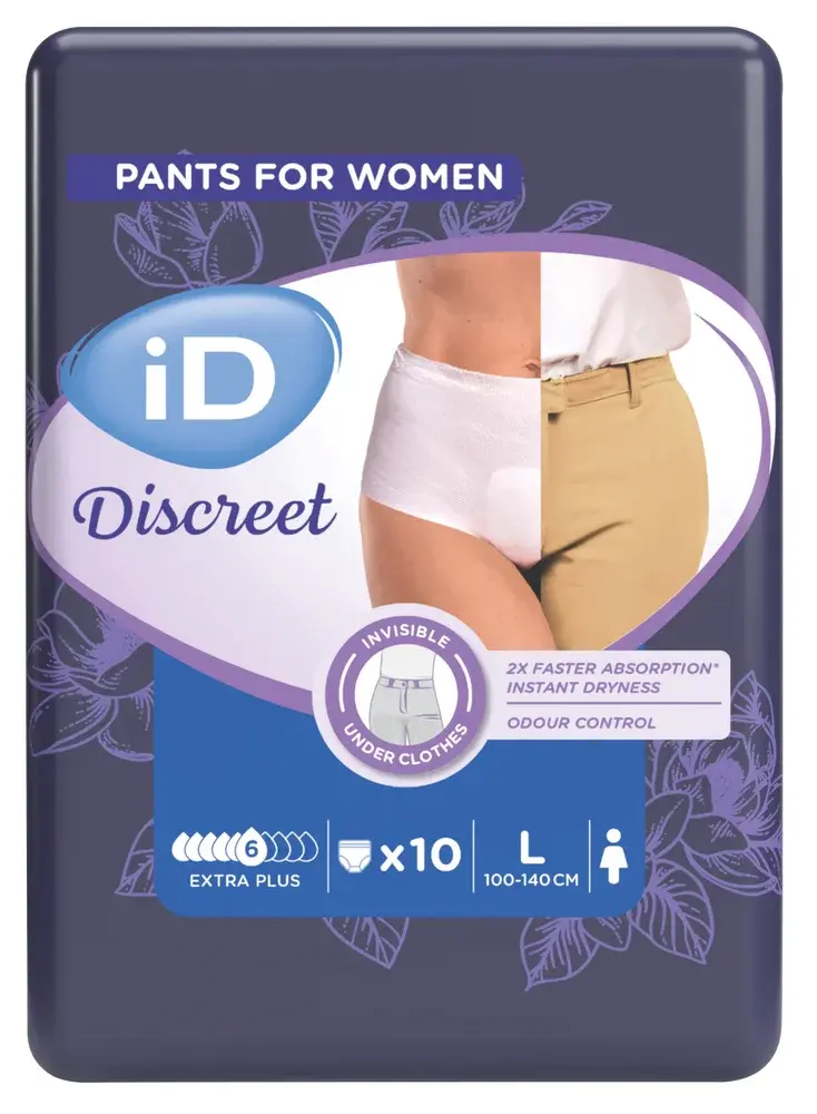 Protections fuites urinaires femme Discreet Pants