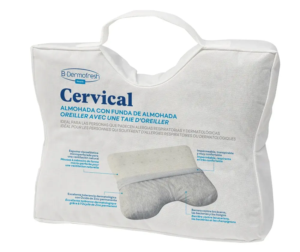 Oreiller avec découpe cervicale