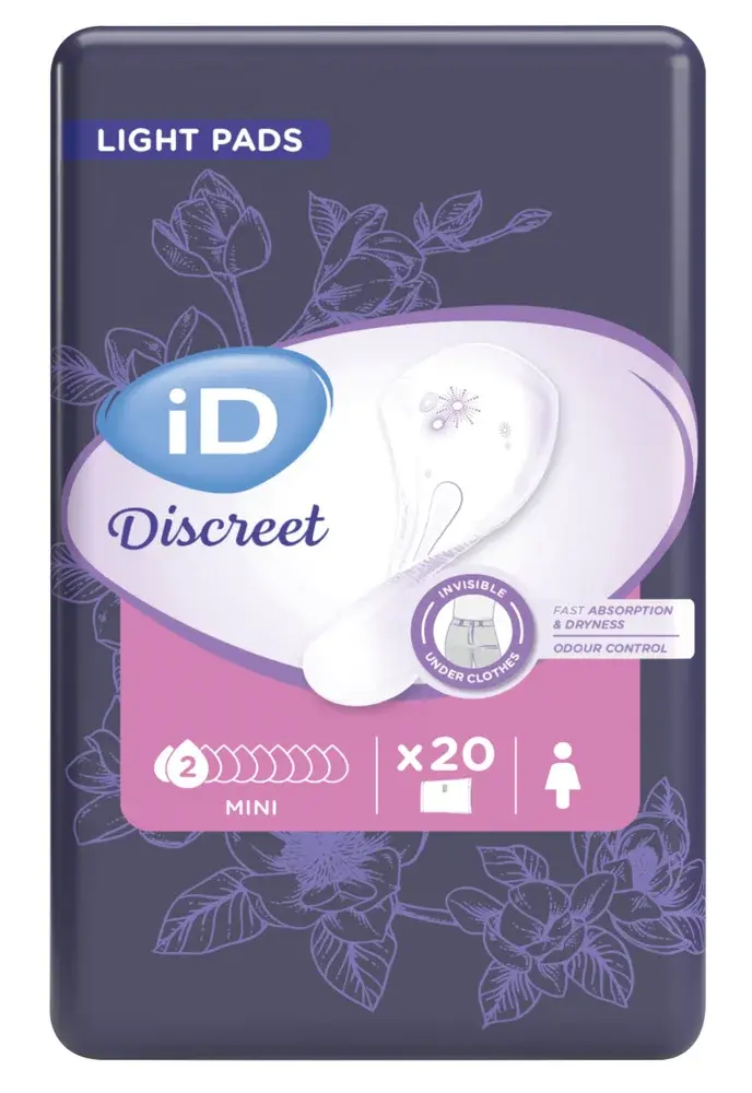 Protections fuites urinaires femme Discreet Light pads