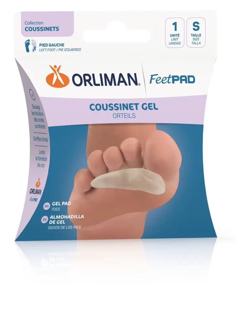 Coussinet gel orteils