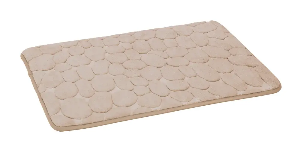 Tapis mémoire de forme motif galets