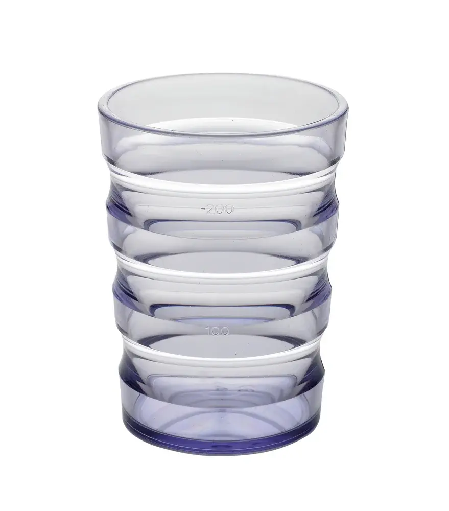 Verre ergonomique pour le repas