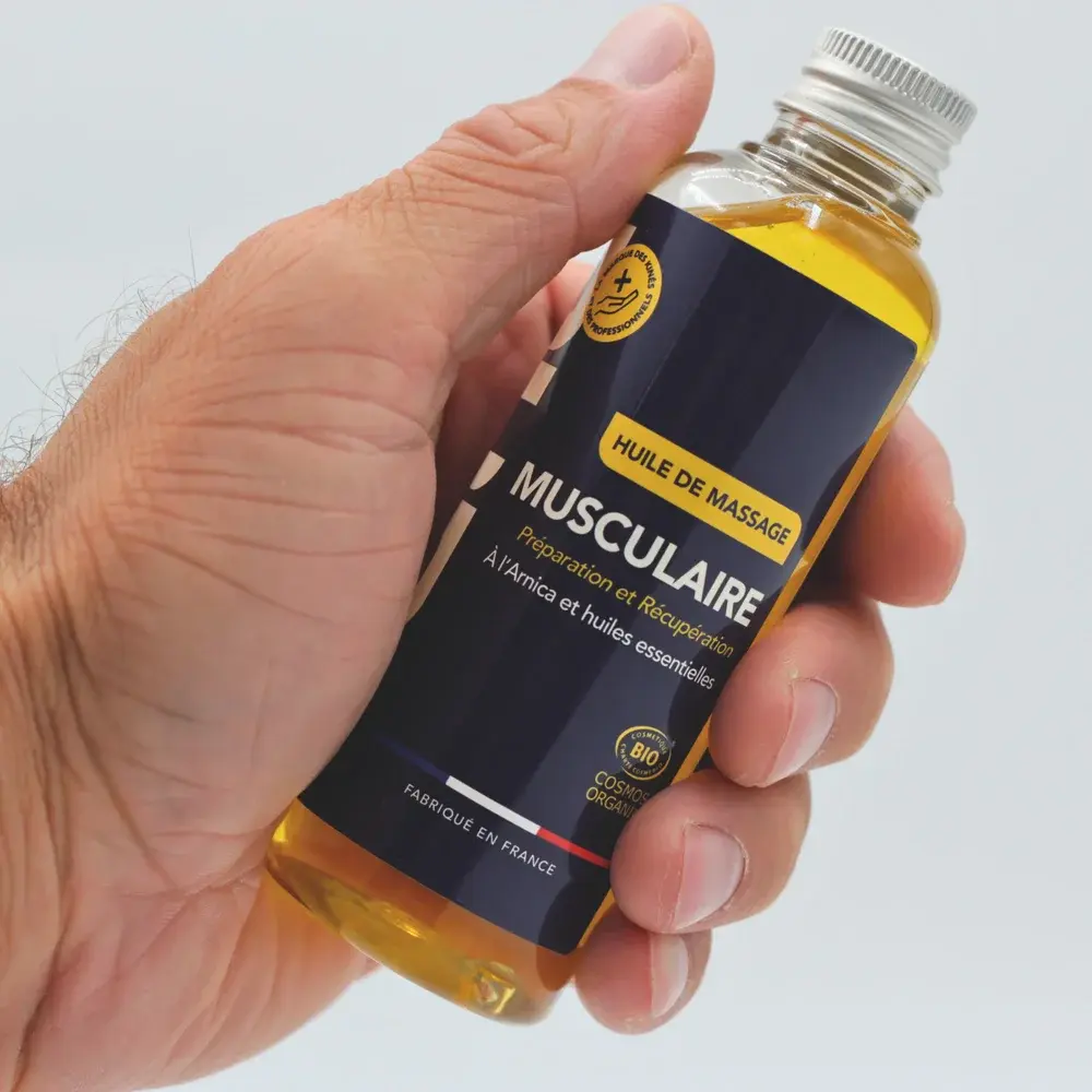 Huile de massage musculaire BIO
