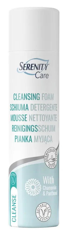 Mousse nettoyante corporelle sans rinçage