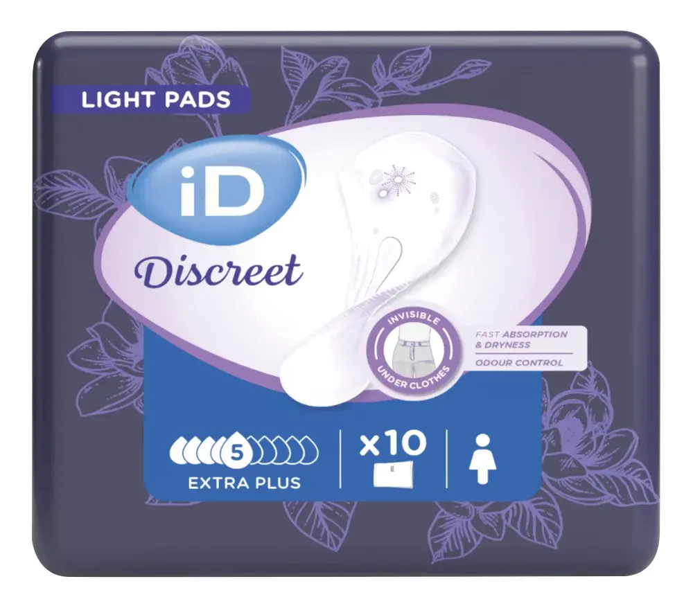 Protections fuites urinaires femme Discreet Light pads