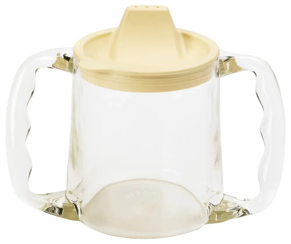 Gobelet ergonomique transparent Caring