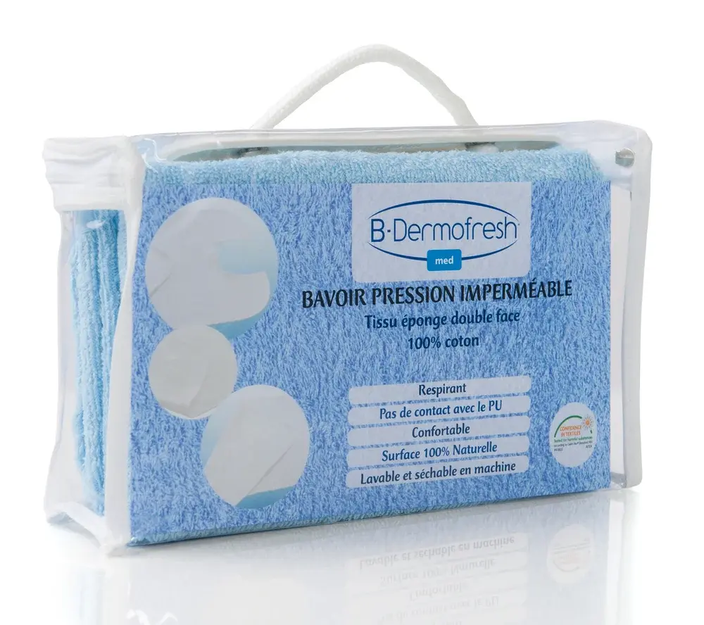 Bavoir adulte imperméable double face