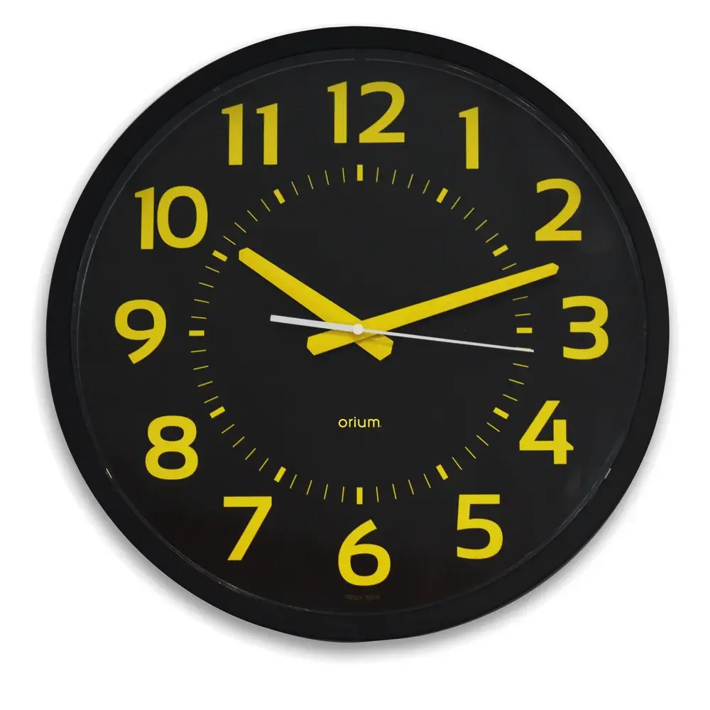 Horloge contraste silencieuse 40 cm