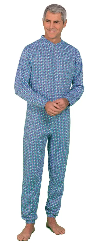 Grenouillère adulte mixte Colombes manches et jambes longues