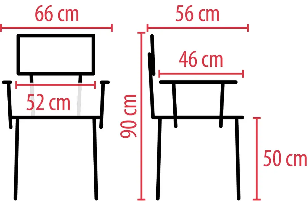 Chaise percée Candy 155
