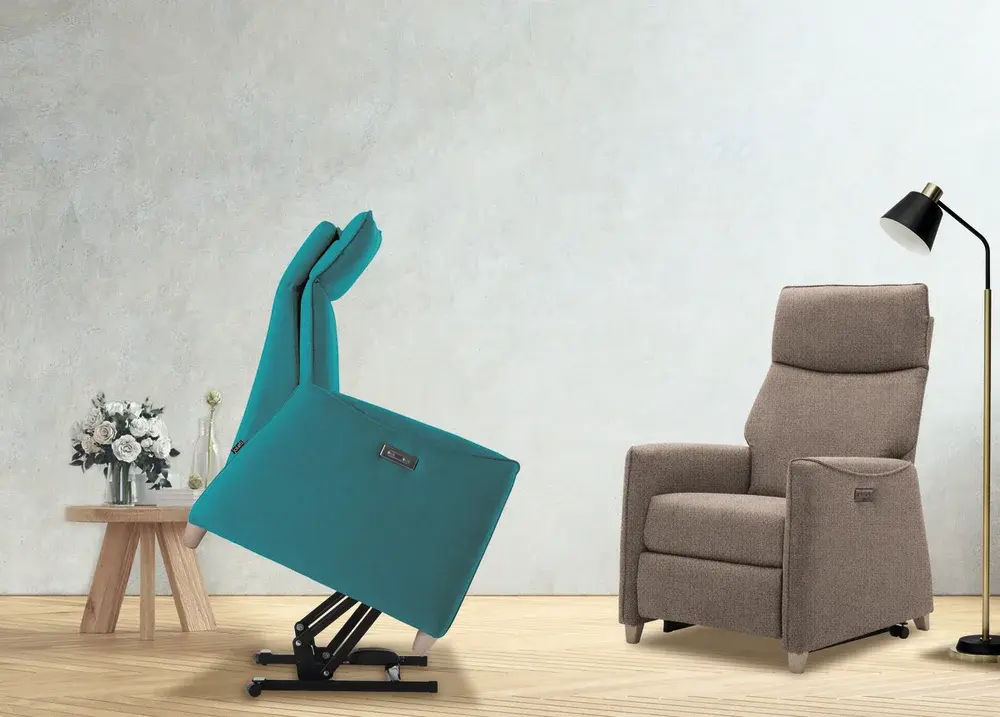 Fauteuil releveur 2 moteurs Bâle dimensions réduites