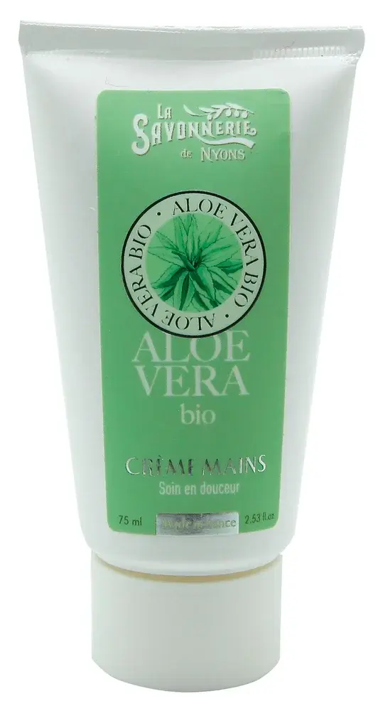 Crème mains au lait d'aloe vera BIO