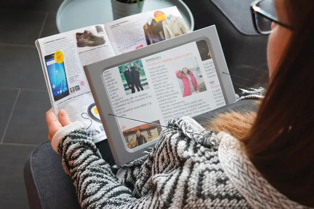 Loupe grand format à LED